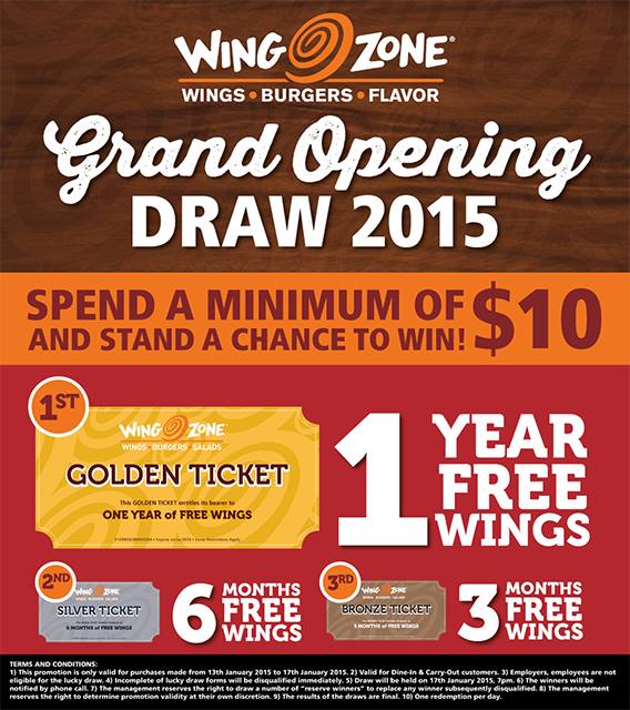 Wing Zone Promotion 140115
