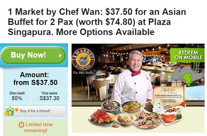 1 Market by Chef Wan Groupon