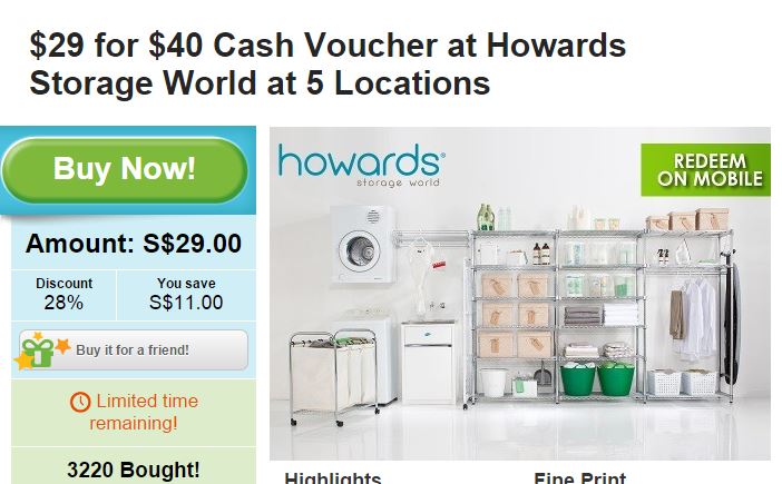 Howards Groupon