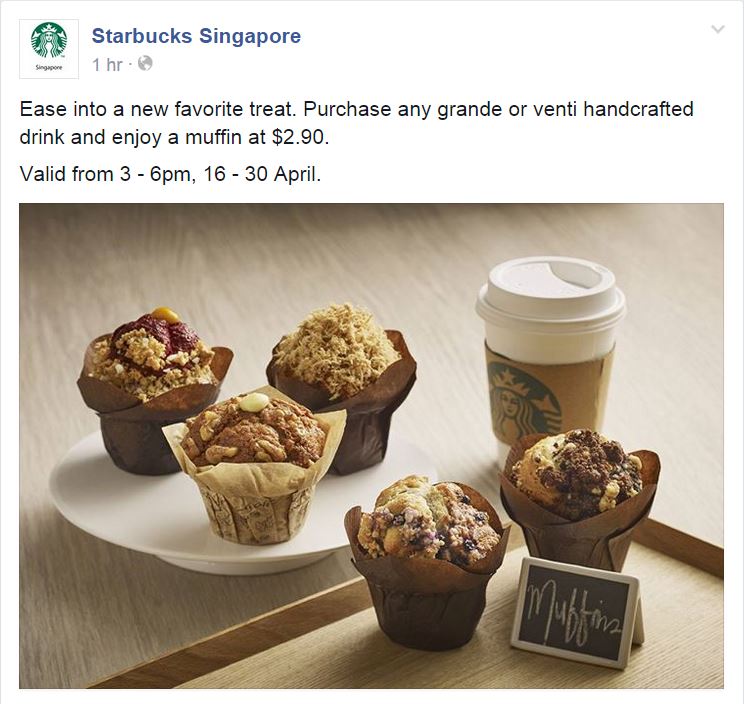 Starbucks Facebook Post