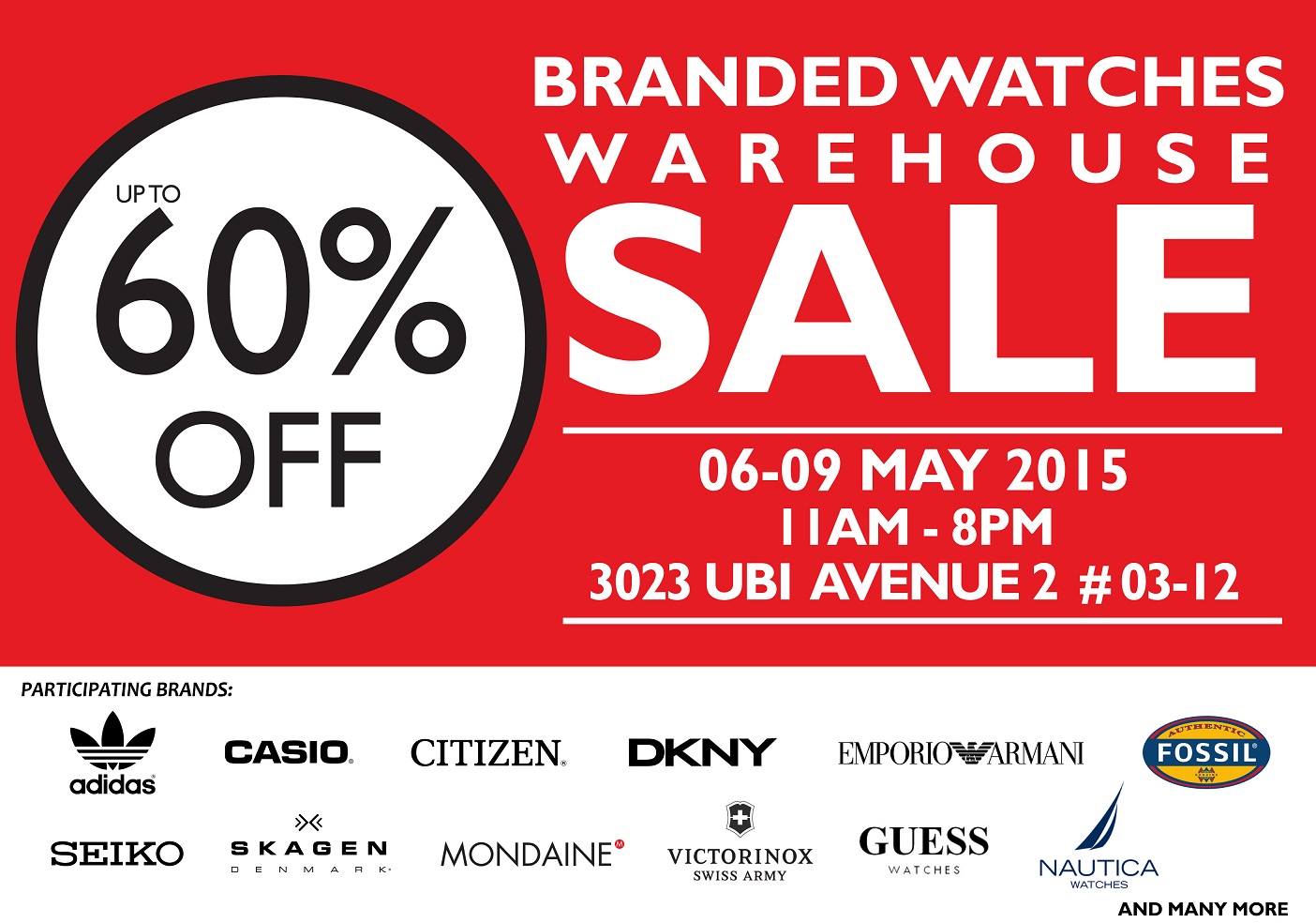 Branded Watch Warehouse Sale Banner