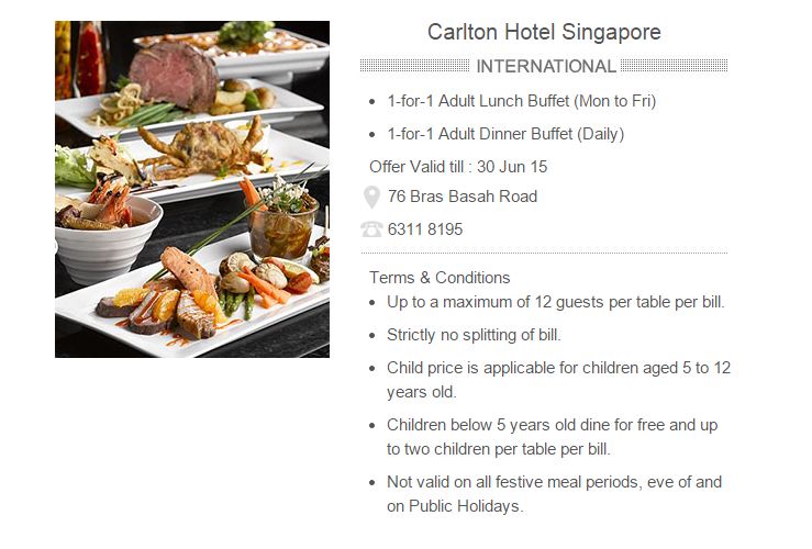 Carlton Hotel Citibank