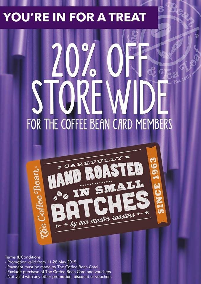 Coffee Bean 20 Off