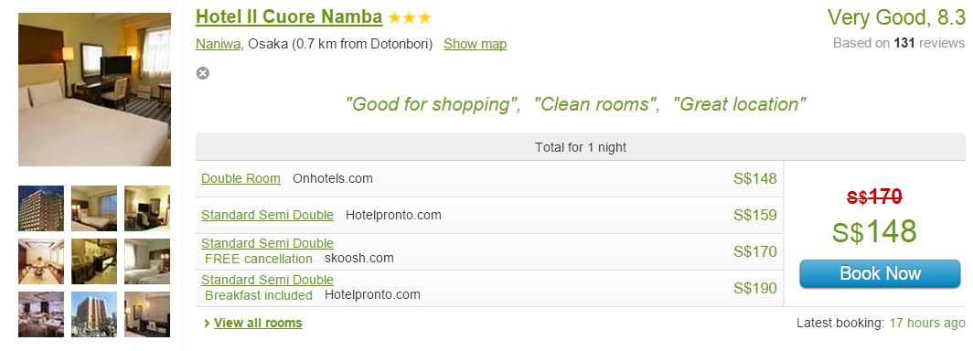 Hotel II Cuore Namba