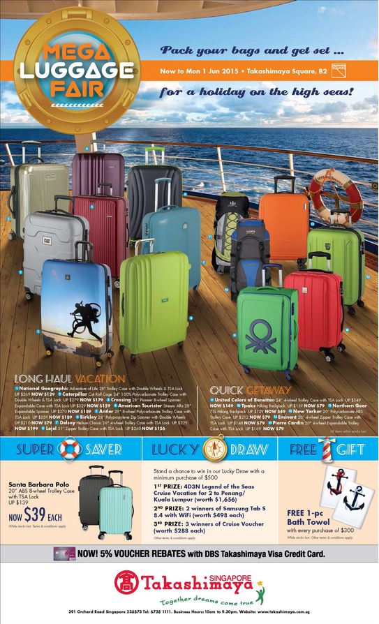 Mega Luggage Fair Ad