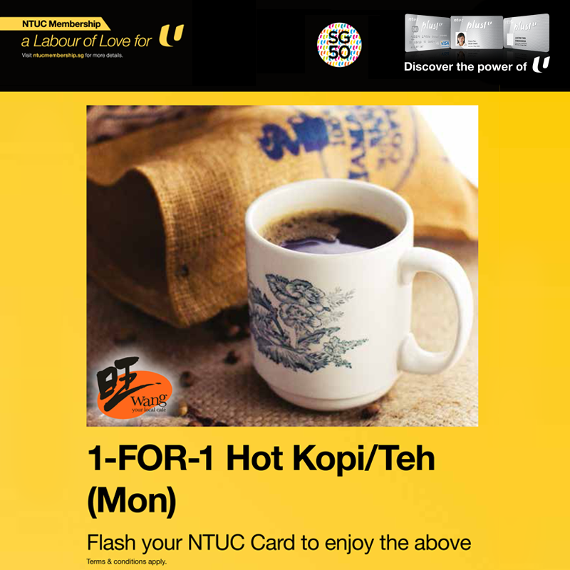 NTUC Membership Wang Cafe