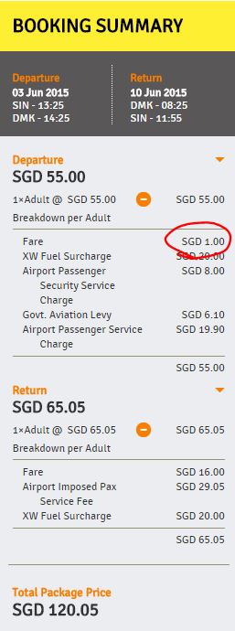 NokScoot Booking Summary