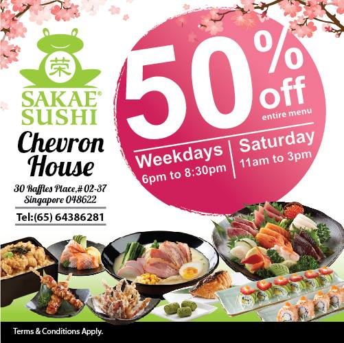 Sakae Sushi 50 promo