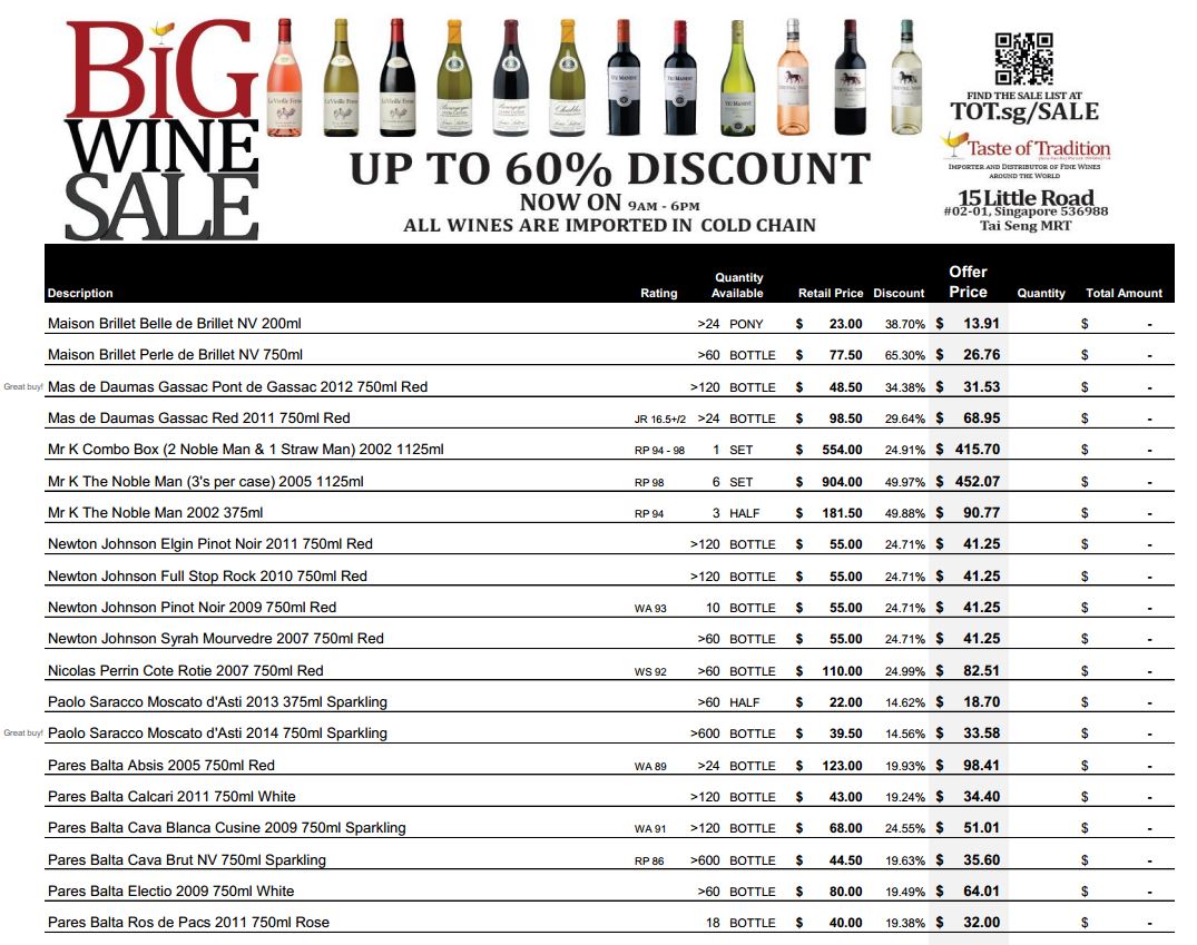 Wine Discount
