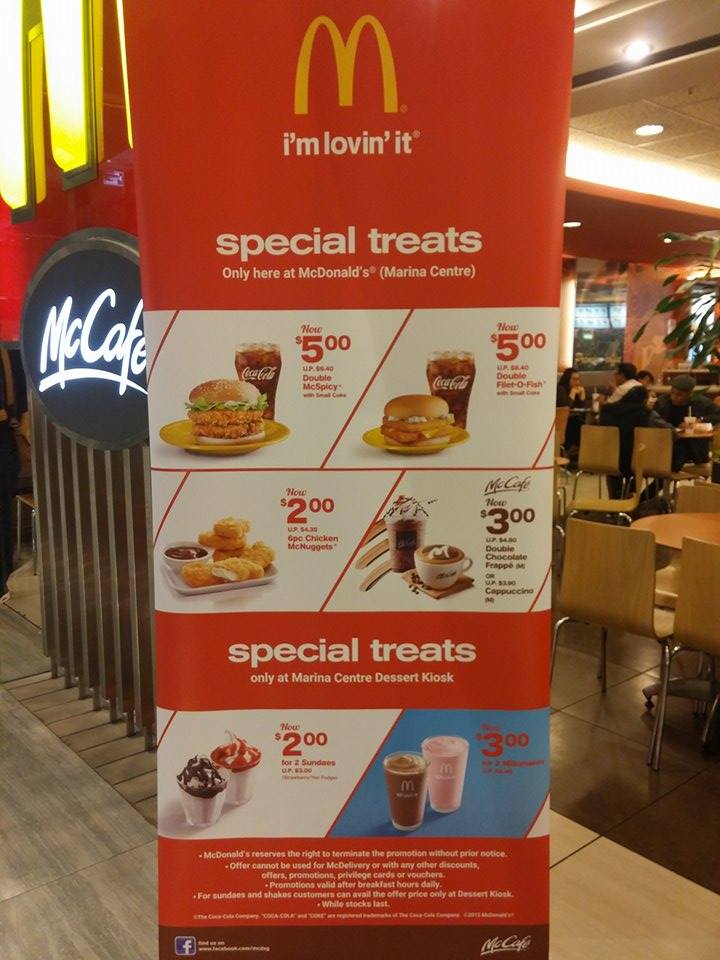 McDonald's Marina Square Promotion