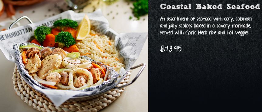 Coastal Baked Seafood