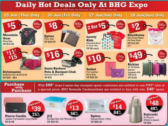 daily deals expo