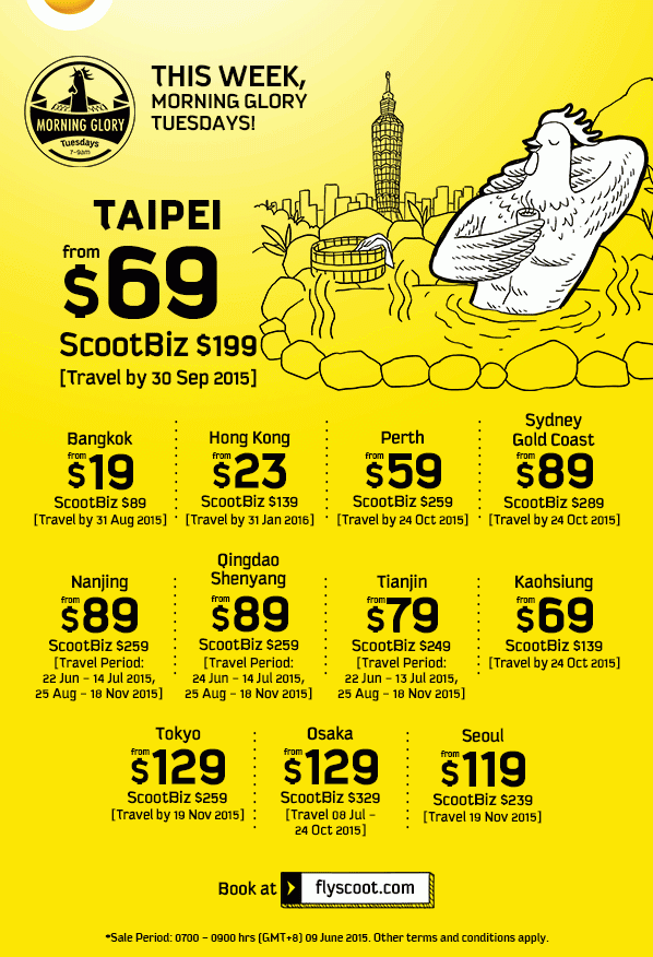 Scoot Fares 080615