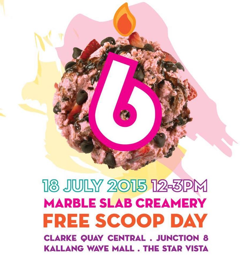 Marble Slab Free Ice Cream