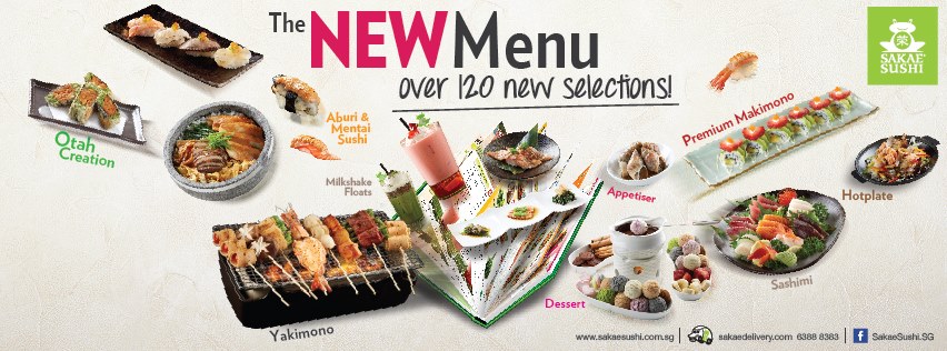 Sakae Sushi New Menu