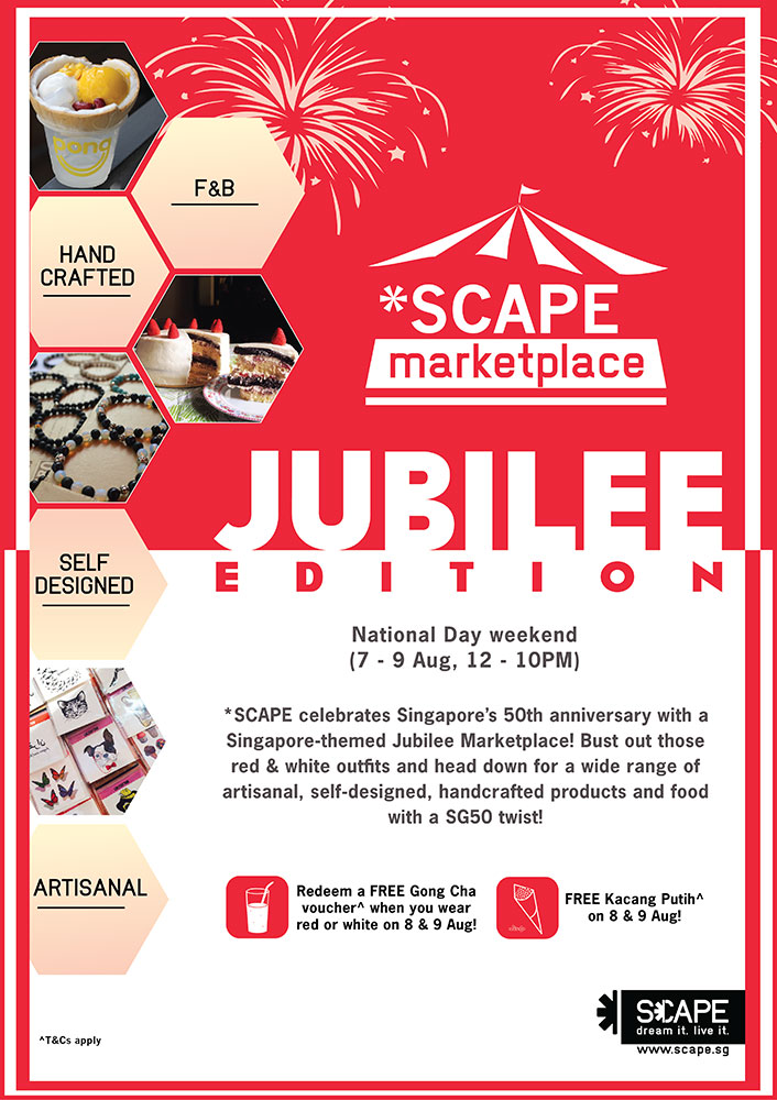 Scape Marketplace Jubilee Flyer