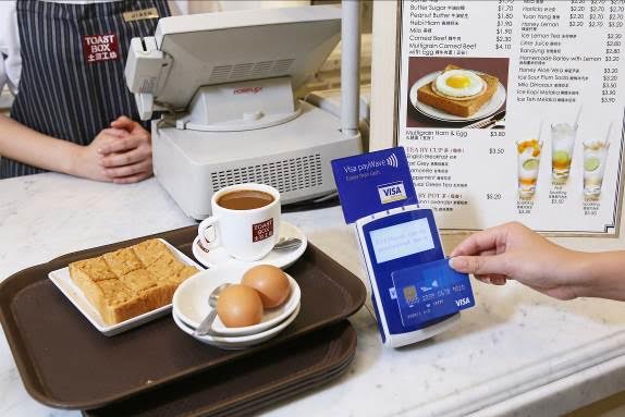 Visa PayWave Toast Box