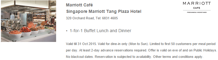 Marriot Cafe UOB