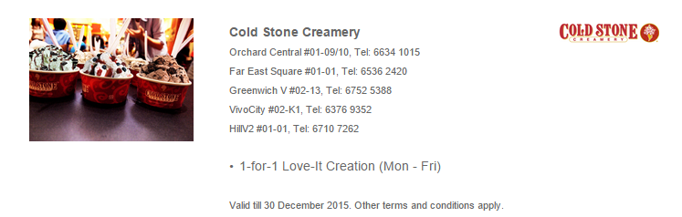 Cold Stone UOB