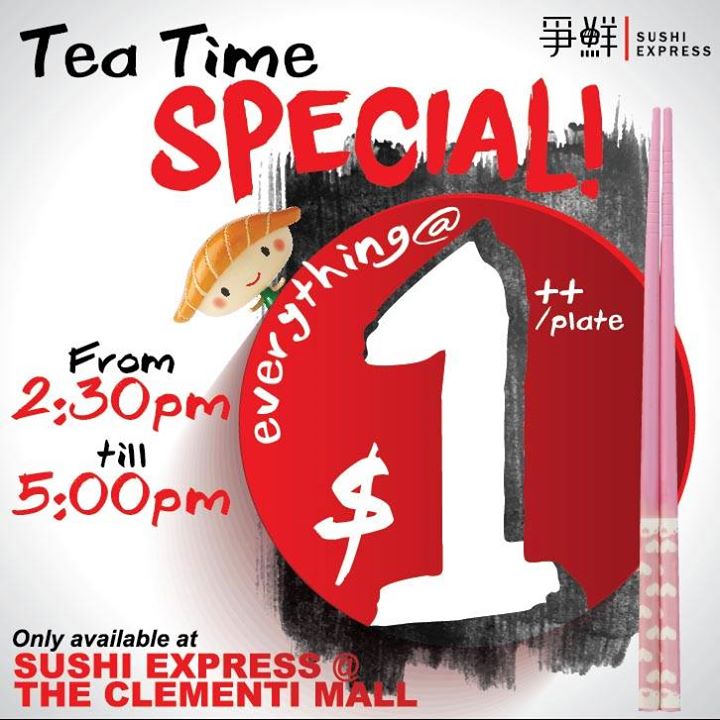 Sushi Express Clementi Mall Promo