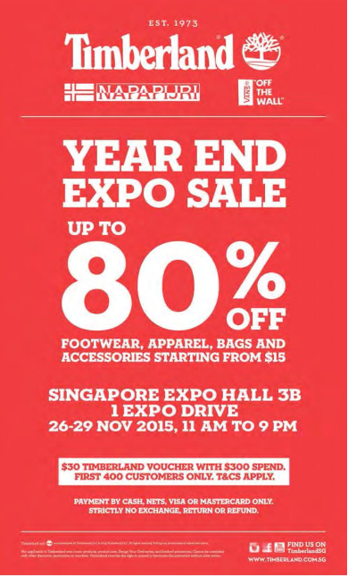 Timberland Expo Sale