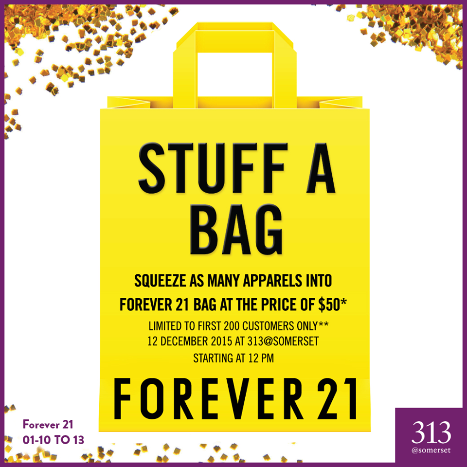 313 Forever 21 Stuff a bag