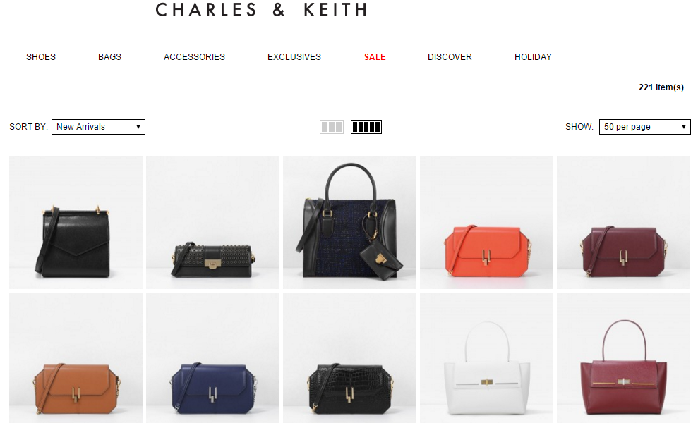 Charles & Keith Online