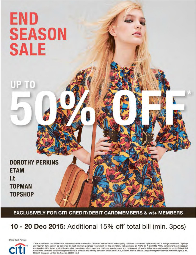 Topshop Topman End Season Sale