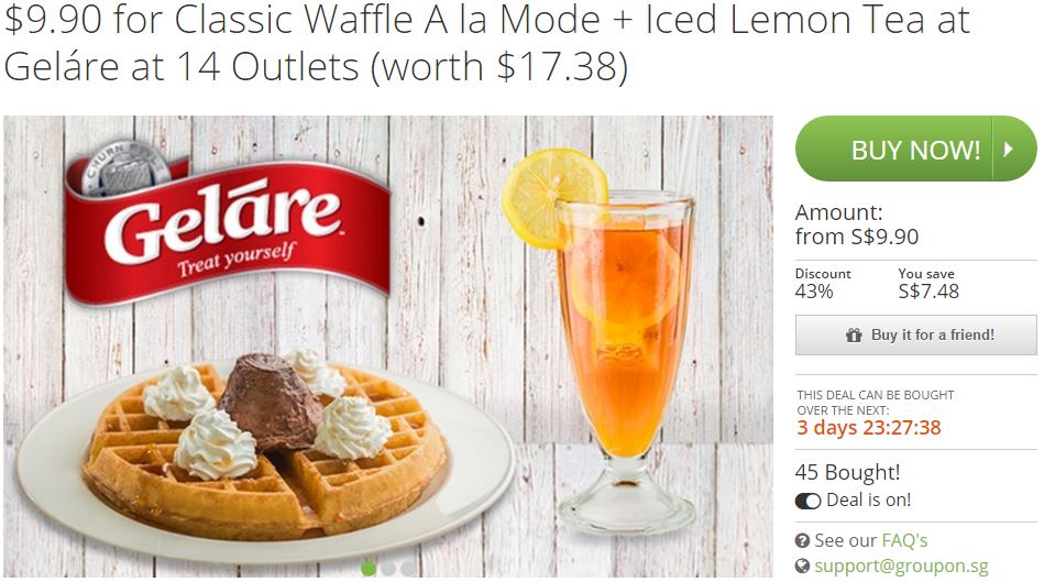 Gelare Waffle Groupon