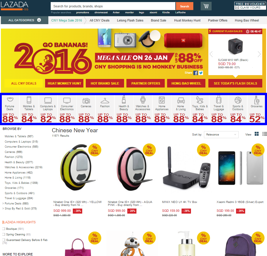 Lazada Sale Screenshot