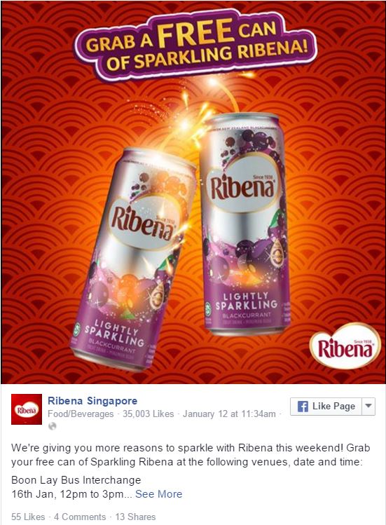 free ribena