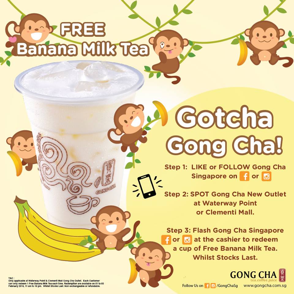 Gong Cha Banana Milk Tea