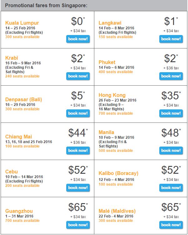 Tigerair Promo Feb 4