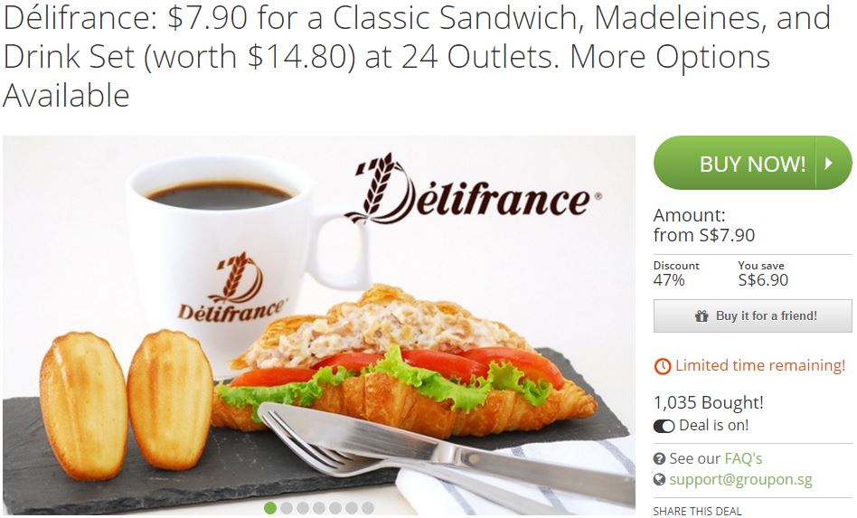 Delifrance Groupon