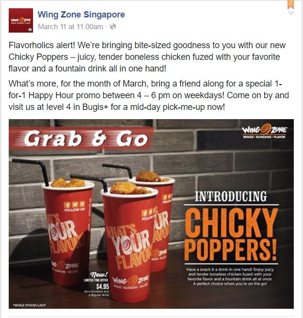 Wing Zone Facebook