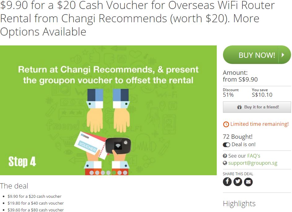 cash voucher Changi recommends
