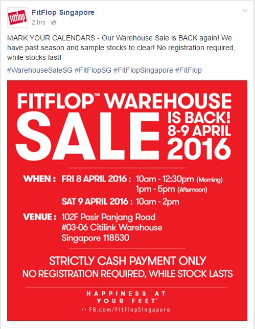 FitFlop Singapore FB