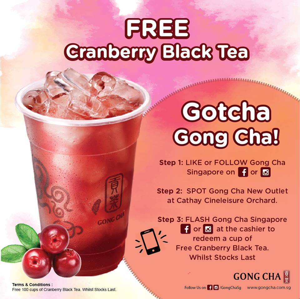 Gong Cha Cranberry Black Tea