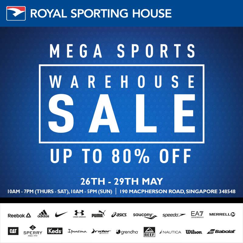 Royal Sporting House Mega Warehouse Sale
