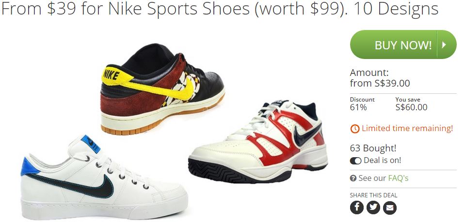 nike sports shoes