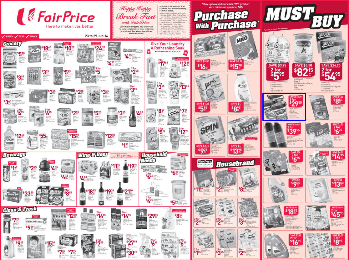 Fairprice brochure 23 Jun