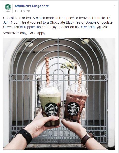 Starbucks Singapore FB 14 Jun