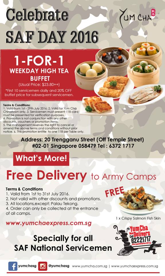 Yum Cha Promotion SAF Day 2016