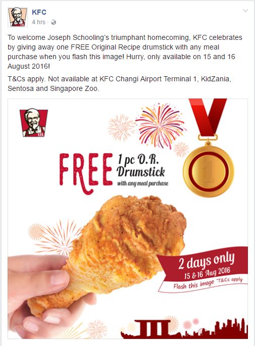KFC Free Drumstick