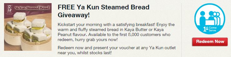 Ya Kun Steam Bread Singtel