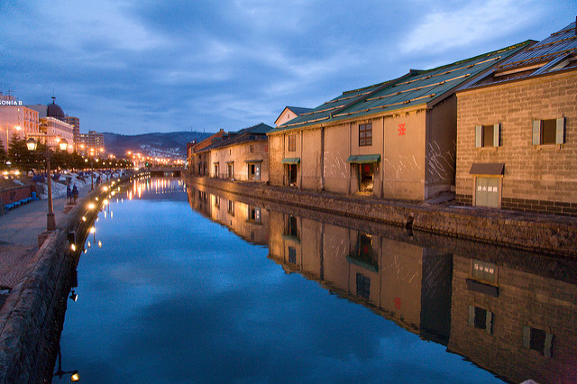 Otaru Canal at Dusk (HOKKAIDO/JAPAN) by Chi King, via Flickr