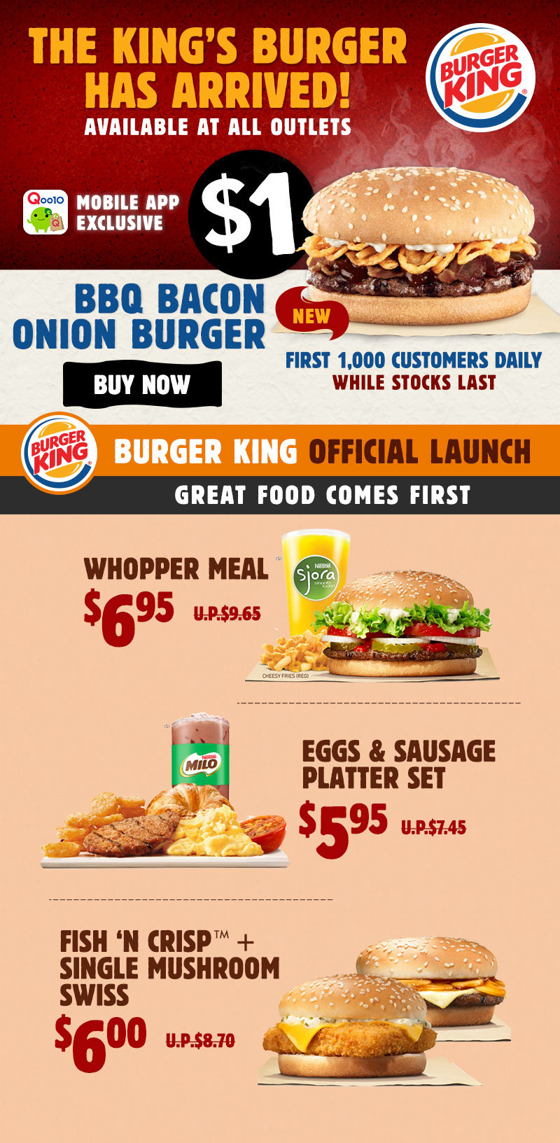 Burger King Qoo10