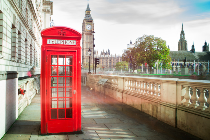 Big ben and red phone cabine