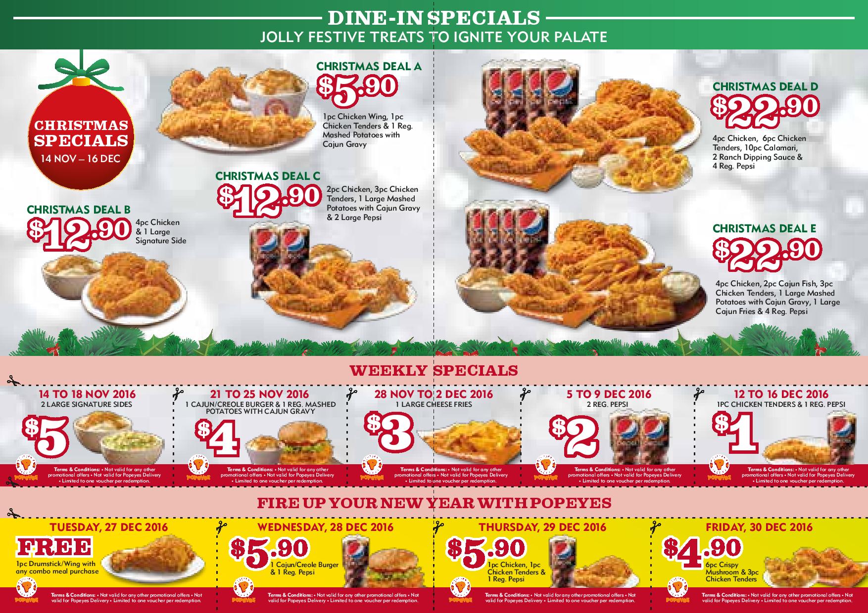 Popeyes Printable Coupons