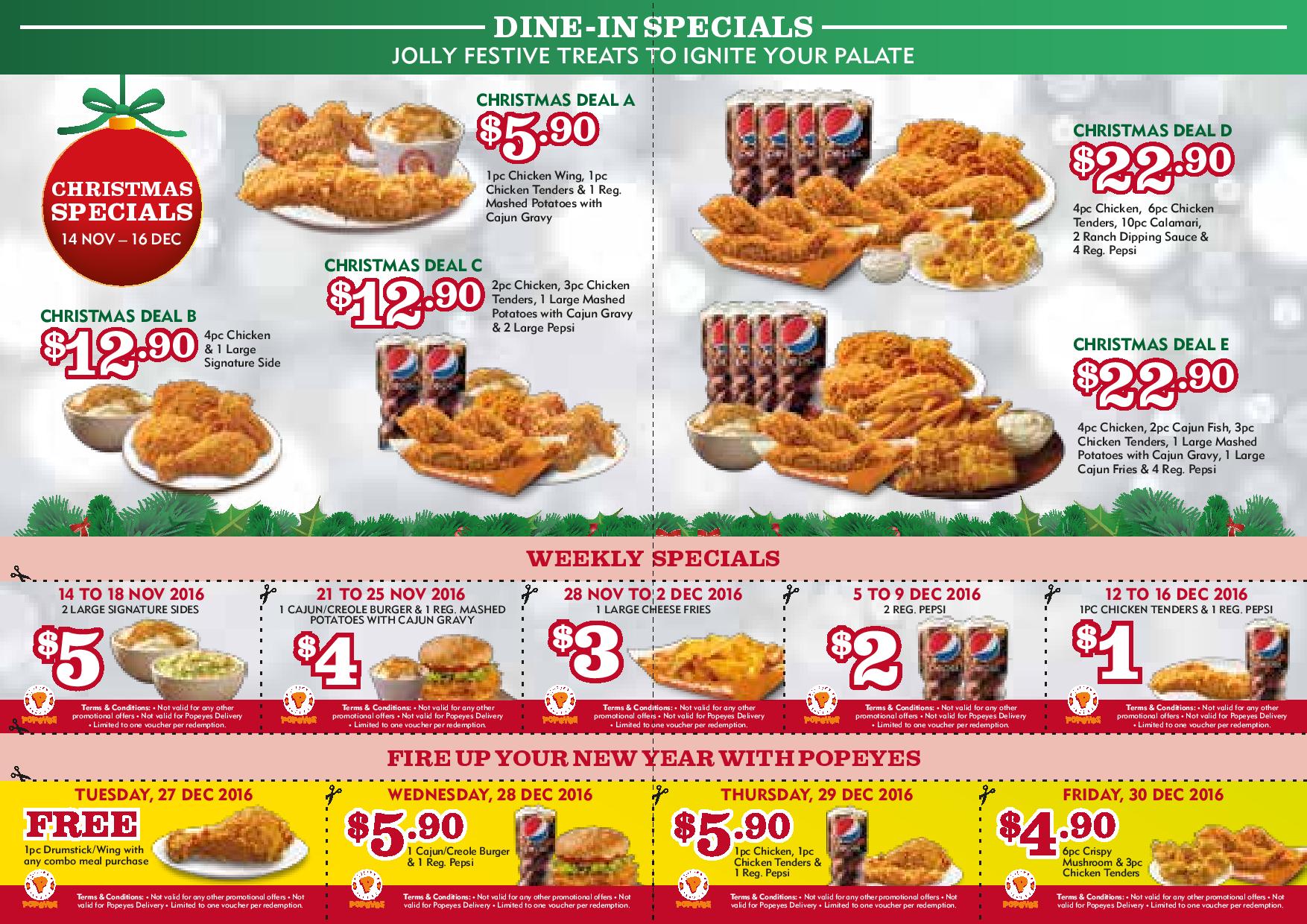 Popeyes Chicken Coupons 2025 Printable